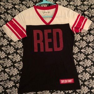 Taylor Swift Red 13 Jersey Style Shirt